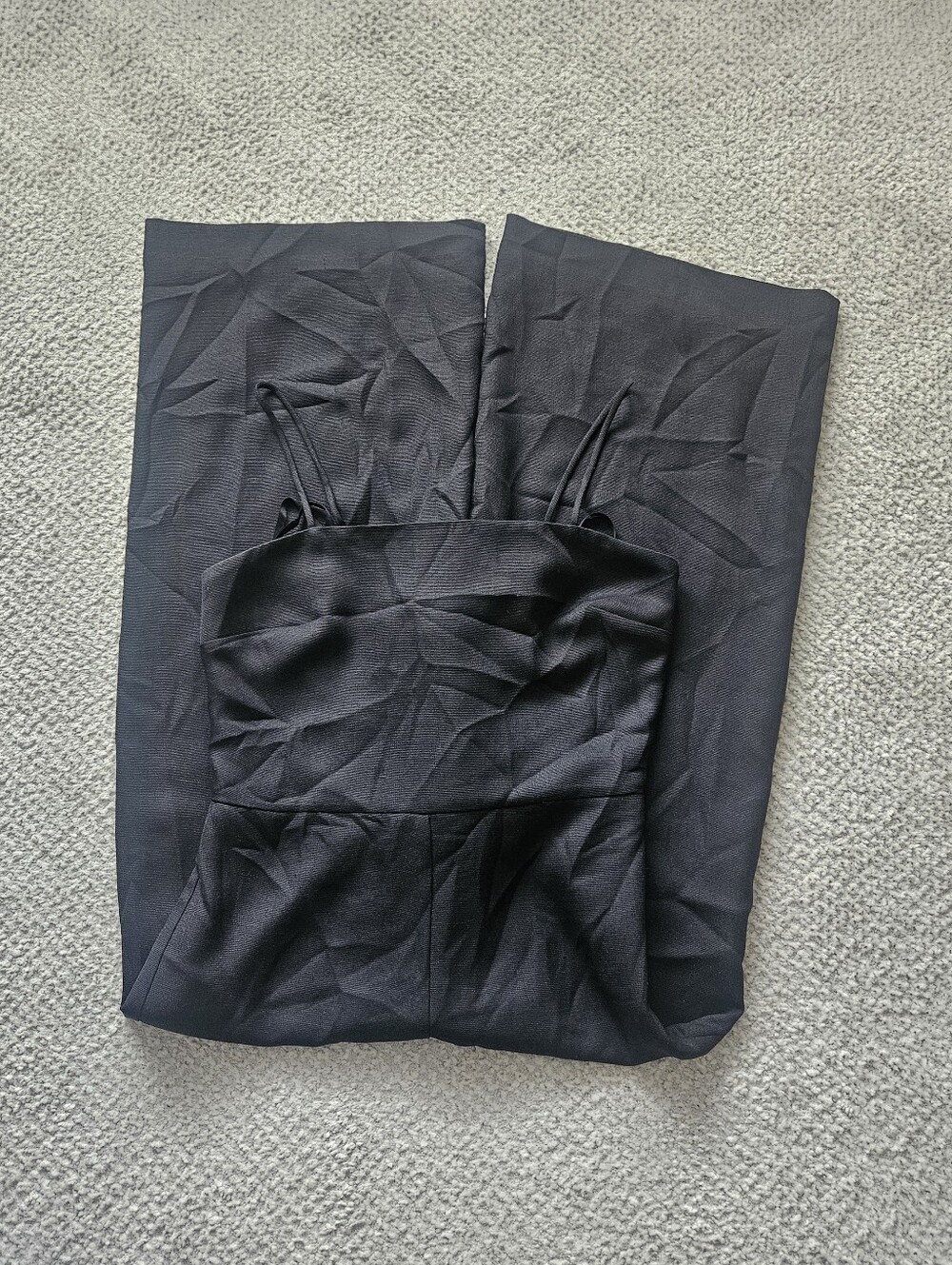 BABATON Black Jumpsuit Square Neck 00 Aritzia